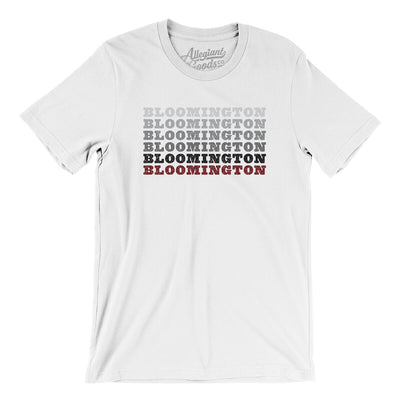 Bloomington Repeat Men/Unisex T-Shirt-White-Allegiant Goods Co. Vintage Sports Apparel