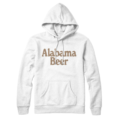 Alabama Beer Hoodie-White-Allegiant Goods Co. Vintage Sports Apparel