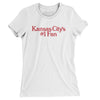 Kansas City's Number 1 Fan Women's T-Shirt-White-Allegiant Goods Co. Vintage Sports Apparel