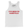 I've Been To Nashville Men/Unisex Tank Top-White-Allegiant Goods Co. Vintage Sports Apparel