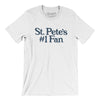 St Pete's Number 1 Fan Men/Unisex T-Shirt-White-Allegiant Goods Co. Vintage Sports Apparel