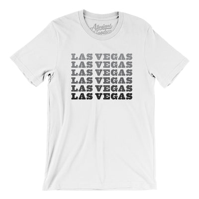 Las Vegas Repeat Men/Unisex T-Shirt-White-Allegiant Goods Co. Vintage Sports Apparel