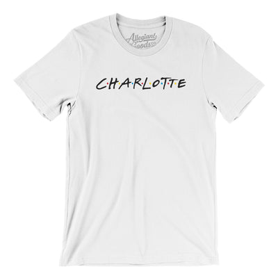 Charlotte Friends Men/Unisex T-Shirt-White-Allegiant Goods Co. Vintage Sports Apparel