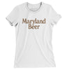 Maryland Beer Women's T-Shirt-White-Allegiant Goods Co. Vintage Sports Apparel