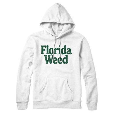 Florida Weed Hoodie-White-Allegiant Goods Co. Vintage Sports Apparel