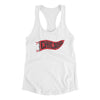 Chicago Pennant Women's Racerback Tank-White-Allegiant Goods Co. Vintage Sports Apparel