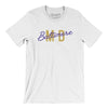 Baltimore Md Overprinted Men/Unisex T-Shirt-White-Allegiant Goods Co. Vintage Sports Apparel