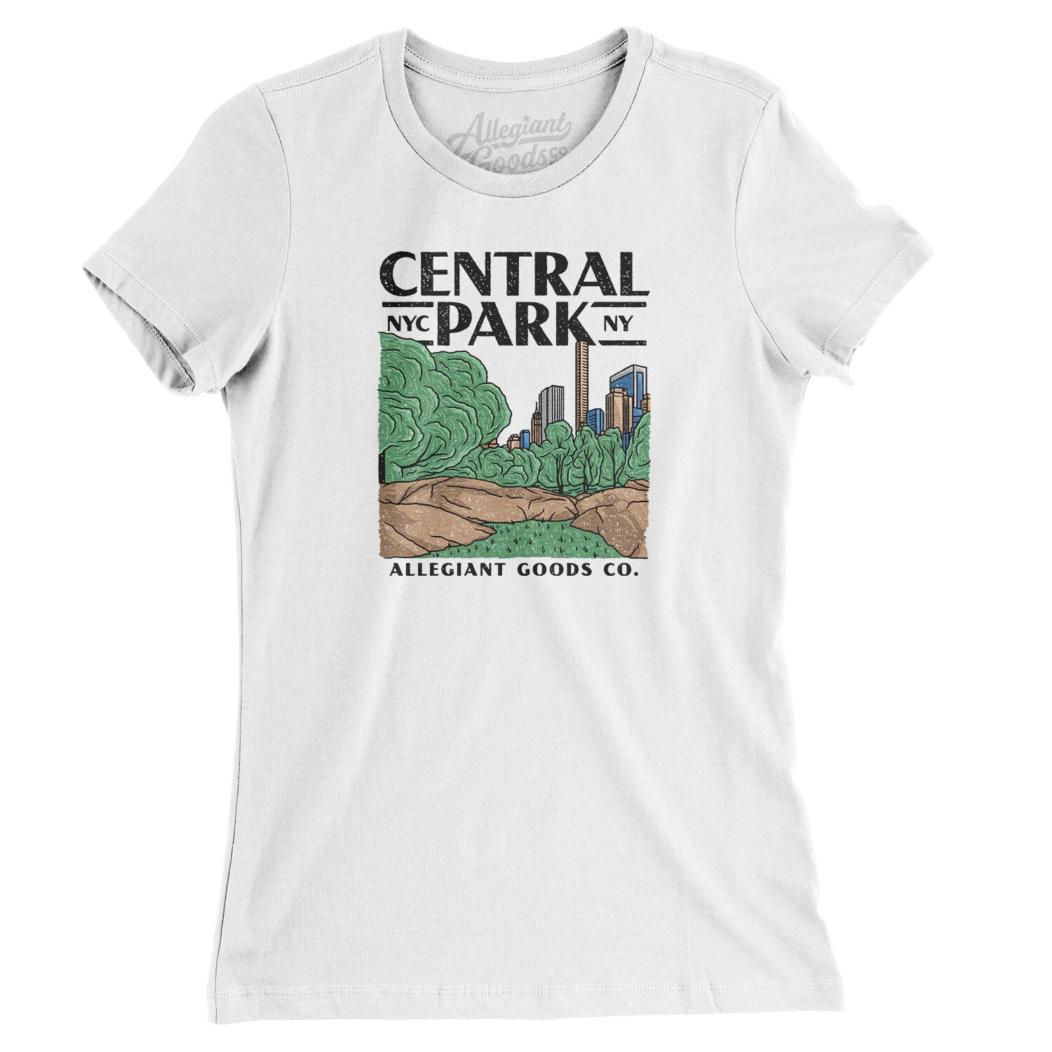 Central Park Women s T Shirt Allegiant Goods Co