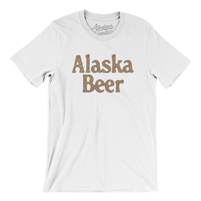 Alaska Beer Men/Unisex T-Shirt-White-Allegiant Goods Co. Vintage Sports Apparel