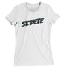 St. Pete Connect Women's T-Shirt-White-Allegiant Goods Co. Vintage Sports Apparel