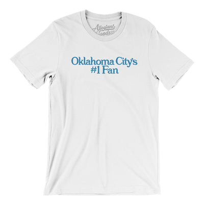 Oklahoma City's Number 1 Fan Men/Unisex T-Shirt-White-Allegiant Goods Co. Vintage Sports Apparel