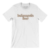 Indianapolis Beer Men/Unisex T-Shirt-White-Allegiant Goods Co. Vintage Sports Apparel