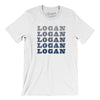 Logan Repeat Men/Unisex T-Shirt-White-Allegiant Goods Co. Vintage Sports Apparel