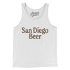 San Diego Beer Men/Unisex Tank Top-White-Allegiant Goods Co. Vintage Sports Apparel