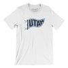 Utah Pennant Men/Unisex T-Shirt-White-Allegiant Goods Co. Vintage Sports Apparel