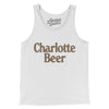 Charlotte Beer Men/Unisex Tank Top-White-Allegiant Goods Co. Vintage Sports Apparel