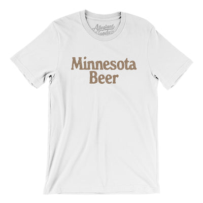 Minnesota Beer Men/Unisex T-Shirt-White-Allegiant Goods Co. Vintage Sports Apparel