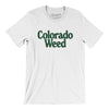 Colorado Weed Men/Unisex T-Shirt-White-Allegiant Goods Co. Vintage Sports Apparel