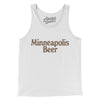 Minneapolis Beer Men/Unisex Tank Top-White-Allegiant Goods Co. Vintage Sports Apparel