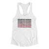 Tuscaloosa Repeat Women's Racerback Tank-White-Allegiant Goods Co. Vintage Sports Apparel