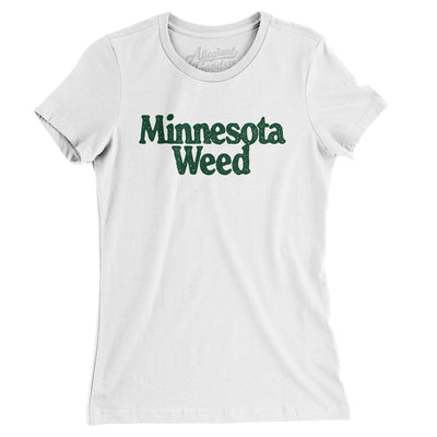 Minnesota Weed Women's T-Shirt-White-Allegiant Goods Co. Vintage Sports Apparel