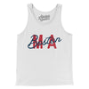 Boston Ma Overprint Overprinted Men/Unisex Tank Top-White-Allegiant Goods Co. Vintage Sports Apparel
