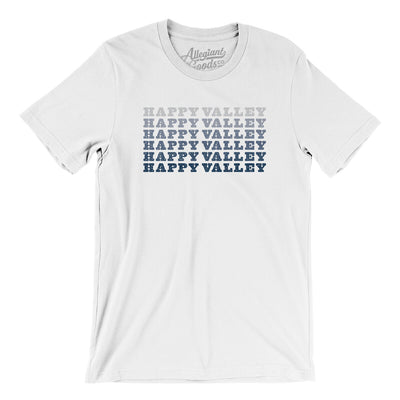 Happy Valley Repeat Men/Unisex T-Shirt-White-Allegiant Goods Co. Vintage Sports Apparel