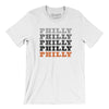 Philly Repeat Men/Unisex T-Shirt-White-Allegiant Goods Co. Vintage Sports Apparel