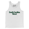 South Carolina Weed Men/Unisex Tank Top-White-Allegiant Goods Co. Vintage Sports Apparel