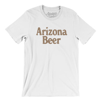 Arizona Beer Men/Unisex T-Shirt-White-Allegiant Goods Co. Vintage Sports Apparel