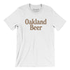 Oakland Beer Men/Unisex T-Shirt-White-Allegiant Goods Co. Vintage Sports Apparel