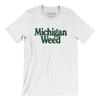 Michigan Weed Men/Unisex T-Shirt-White-Allegiant Goods Co. Vintage Sports Apparel