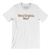 West Virginia Beer Men/Unisex T-Shirt-White-Allegiant Goods Co. Vintage Sports Apparel