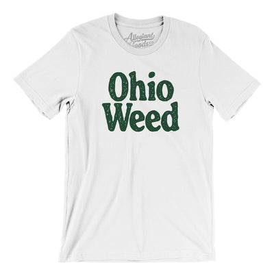 Ohio Weed Men/Unisex T-Shirt-White-Allegiant Goods Co. Vintage Sports Apparel