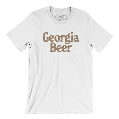 Georgia Beer Men/Unisex T-Shirt-White-Allegiant Goods Co. Vintage Sports Apparel