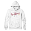 San Francisco Vintage Script Hoodie-White-Allegiant Goods Co. Vintage Sports Apparel