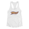 Minnesota Pennant Women's Racerback Tank-White-Allegiant Goods Co. Vintage Sports Apparel