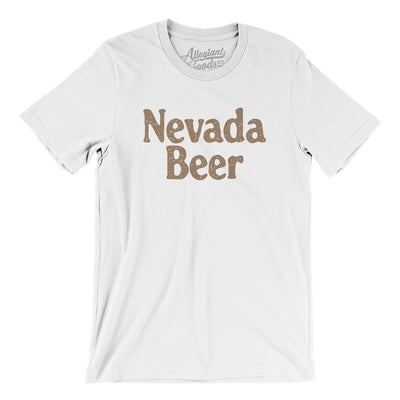 Nevada Beer Men/Unisex T-Shirt-White-Allegiant Goods Co. Vintage Sports Apparel