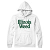 Illinois Weed Hoodie-White-Allegiant Goods Co. Vintage Sports Apparel