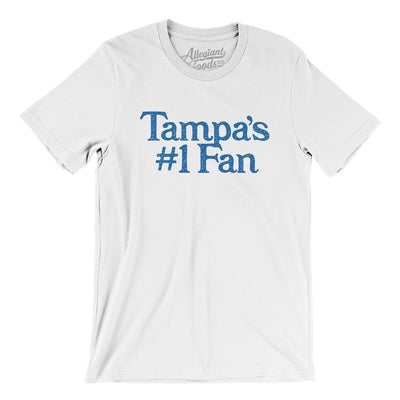 Tampa's Number 1 Fan Men/Unisex T-Shirt-White-Allegiant Goods Co. Vintage Sports Apparel