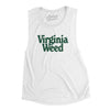 Virginia Weed Women's Flowey Scoopneck Muscle Tank-White-Allegiant Goods Co. Vintage Sports Apparel