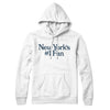 New York's Number 1 Fan Hoodie-White-Allegiant Goods Co. Vintage Sports Apparel