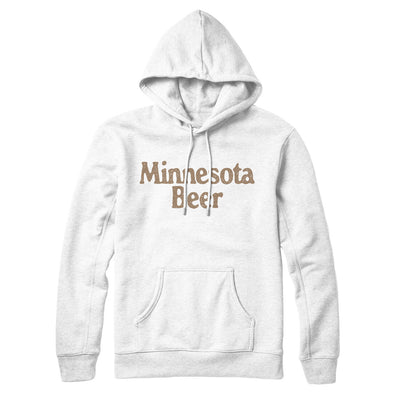 Minnesota Beer Hoodie-White-Allegiant Goods Co. Vintage Sports Apparel