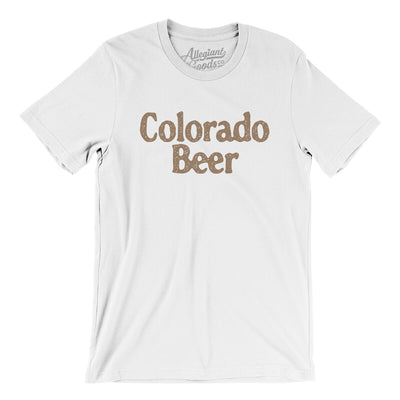 Colorado Beer Men/Unisex T-Shirt-White-Allegiant Goods Co. Vintage Sports Apparel