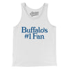 Buffalo's Number 1 Fan Men/Unisex Tank Top-White-Allegiant Goods Co. Vintage Sports Apparel