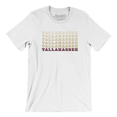 Tallahassee Repeat Men/Unisex T-Shirt-White-Allegiant Goods Co. Vintage Sports Apparel