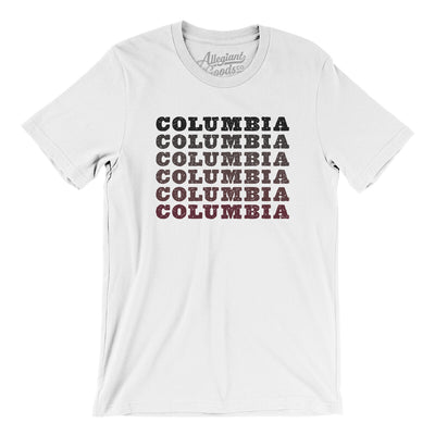 Columbia Repeat Men/Unisex T-Shirt-White-Allegiant Goods Co. Vintage Sports Apparel