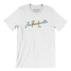 Jacksonville Fl Overprinted Men/Unisex T-Shirt-White-Allegiant Goods Co. Vintage Sports Apparel