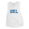 Orl Varsity Women's Flowey Scoopneck Muscle Tank-White-Allegiant Goods Co. Vintage Sports Apparel