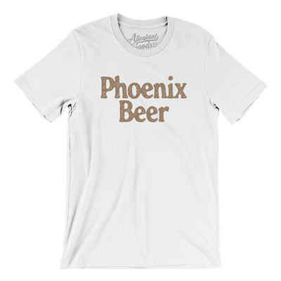 Phoenix Beer Men/Unisex T-Shirt-White-Allegiant Goods Co. Vintage Sports Apparel